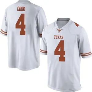 Anthony Cook Nike Texas Longhorns Men's Game Mens Football College Jersey - White