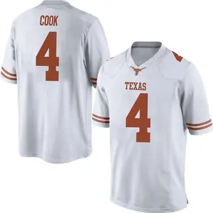 Anthony Cook Nike Texas Longhorns Men's Replica Mens Football College Jersey - White