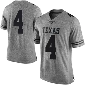CJ Baxter Nike Texas Longhorns Men's Limited Mens Football College Jersey - Gray