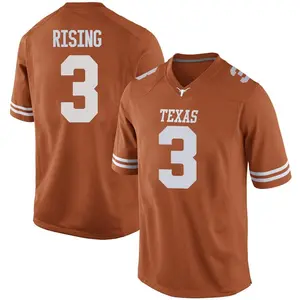 Cameron Rising Nike Texas Longhorns Men's Game Mens Football College Jersey - Orange