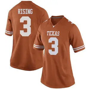 Cameron Rising Nike Texas Longhorns Women's Replica Women Football College Jersey - Orange
