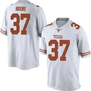 Chase Moore Nike Texas Longhorns Men's Game Mens Football College Jersey - White