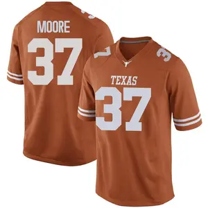 Chase Moore Nike Texas Longhorns Men's Replica Mens Football College Jersey - Orange
