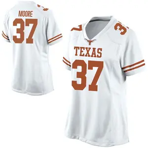 Chase Moore Nike Texas Longhorns Women's Replica Football College Jersey - White