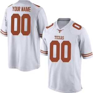 Custom Nike Texas Longhorns Men's Game Mens Football College Jersey - White