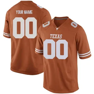 Custom Nike Texas Longhorns Men's Replica Mens Football College Jersey - Orange