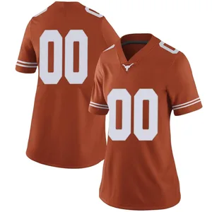 Custom Nike Texas Longhorns Women's Limited Women Football College Jersey - Orange