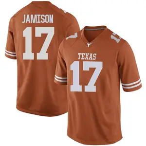 D'Shawn Jamison Nike Texas Longhorns Men's Replica Mens Football College Jersey - Orange