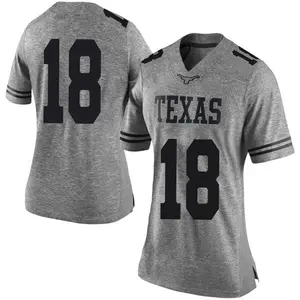 Davante Davis Nike Texas Longhorns Women's Limited Women Football College Jersey - Gray