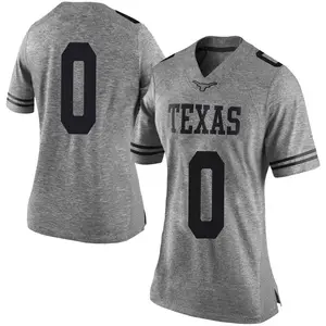 Gerald Liddell Nike Texas Longhorns Women's Limited Women Football College Jersey - Gray