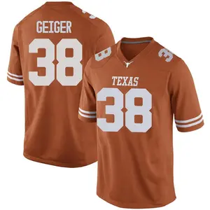 Jack Geiger Nike Texas Longhorns Men's Replica Mens Football College Jersey - Orange