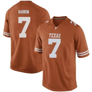 Jahdae Barron Texas Longhorns Men's Game Mens Football College Jersey - Orange