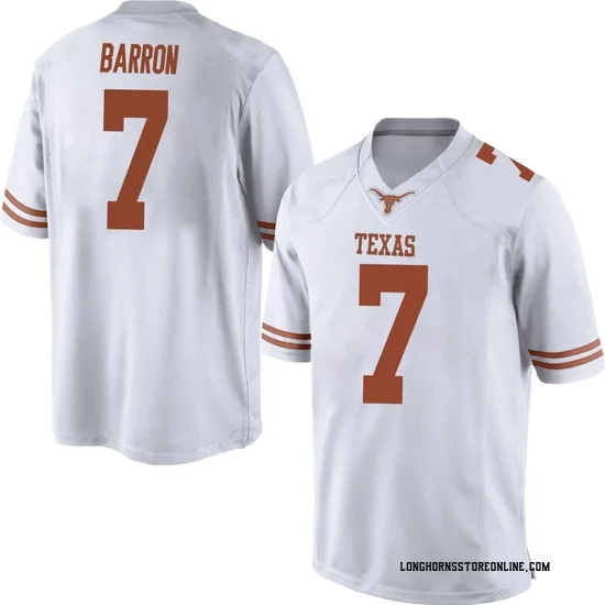 Jahdae Barron Nike Texas Longhorns Men's Game Mens Football College Jersey - White
