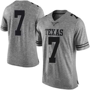 Jahdae Barron Texas Longhorns Men's Limited Mens Football College Jersey - Gray