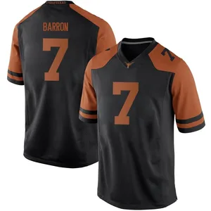 Jahdae Barron Texas Longhorns Men's Replica Mens Football College Jersey - Black