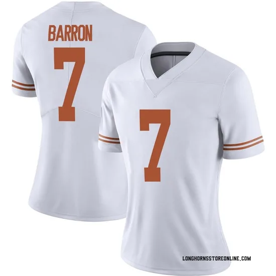 Jahdae Barron Nike Texas Longhorns Women's Limited Alternate Football Jersey - White