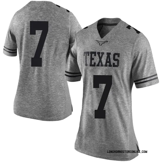 Jahdae Barron Nike Texas Longhorns Women's Limited Women Football College Jersey - Gray