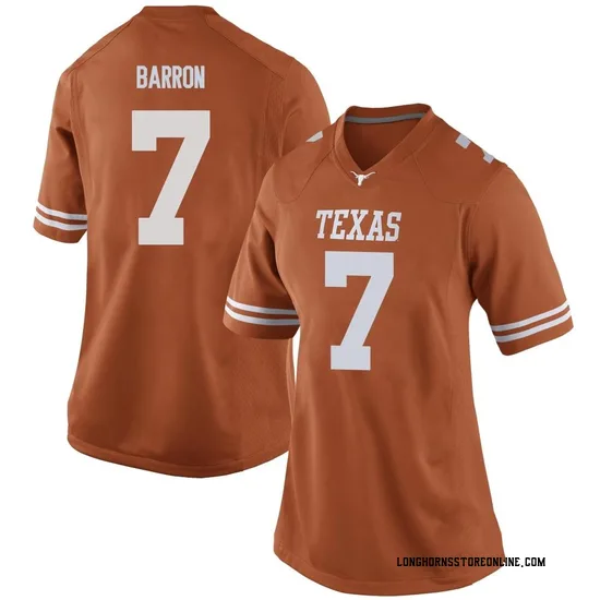 Jahdae Barron Nike Texas Longhorns Women's Replica Women Football College Jersey - Orange