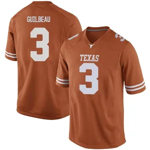 Jaylon Guilbeau Nike Texas Longhorns Men's Game Mens Football College Jersey - Orange