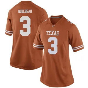 Jaylon Guilbeau Nike Texas Longhorns Women's Game Women Football College Jersey - Orange