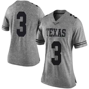 Jaylon Guilbeau Nike Texas Longhorns Women's Limited Women Football College Jersey - Gray