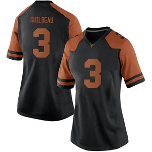 Jaylon Guilbeau Nike Texas Longhorns Women's Replica Women Football College Jersey - Black