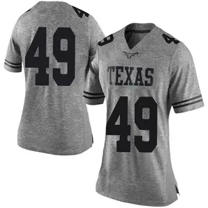Joshua Rowland Nike Texas Longhorns Women's Limited Women Football College Jersey - Gray