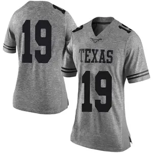 Kartik Akkihal Nike Texas Longhorns Women's Limited Women Football College Jersey - Gray