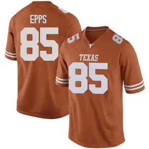 Malcolm Epps Nike Texas Longhorns Men's Replica Mens Football College Jersey - Orange