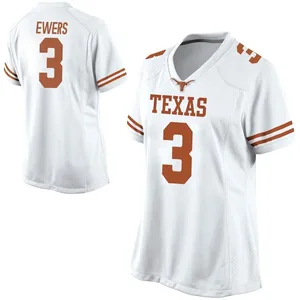 Quinn Ewers Nike Texas Longhorns Women's Replica Football College Jersey - White