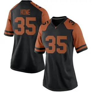 Russell Hine Nike Texas Longhorns Women's Game Women Football College Jersey - Black