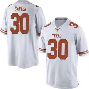Toneil Carter Nike Texas Longhorns Men's Replica Mens Football College Jersey - White