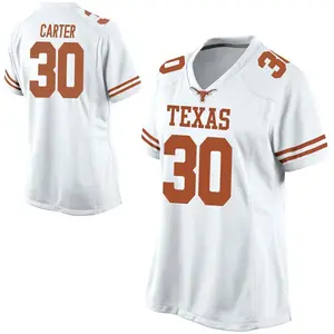 Toneil Carter Nike Texas Longhorns Women's Game Football College Jersey - White