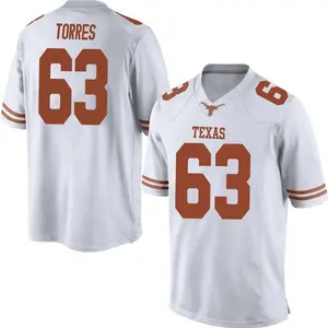 Troy Torres Nike Texas Longhorns Men's Replica Mens Football College Jersey - White
