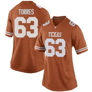 Troy Torres Nike Texas Longhorns Women's Replica Women Football College Jersey - Orange