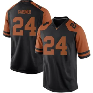 Velton Gardner Nike Texas Longhorns Men's Replica Mens Football College Jersey - Black
