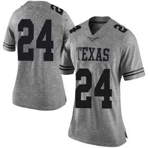 Velton Gardner Nike Texas Longhorns Women's Limited Women Football College Jersey - Gray