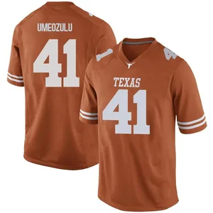 Ziky Umeozulu Nike Texas Longhorns Men's Game Mens Football College Jersey - Orange