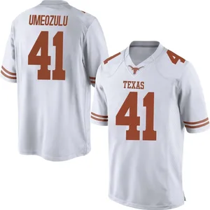 Ziky Umeozulu Nike Texas Longhorns Men's Replica Mens Football College Jersey - White