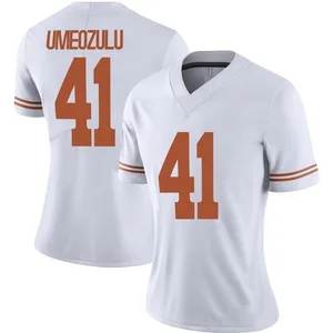 Ziky Umeozulu Nike Texas Longhorns Women's Limited Alternate Football Jersey - White