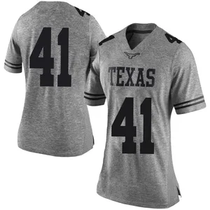 Ziky Umeozulu Nike Texas Longhorns Women's Limited Women Football College Jersey - Gray