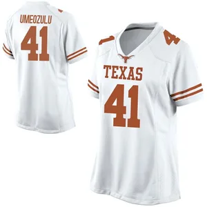 Ziky Umeozulu Nike Texas Longhorns Women's Replica Football College Jersey - White