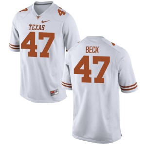 Andrew Beck Nike Texas Longhorns Men's Replica Football Jersey  -  White