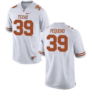 Edward Pequeno Nike Texas Longhorns Youth Authentic Football Jersey  -  White