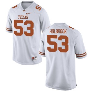 Jak Holbrook Nike Texas Longhorns Men's Limited Football Jersey  -  White