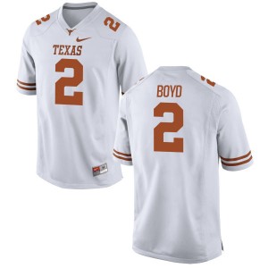 Kris Boyd Nike Texas Longhorns Men's Game Football Jersey  -  White